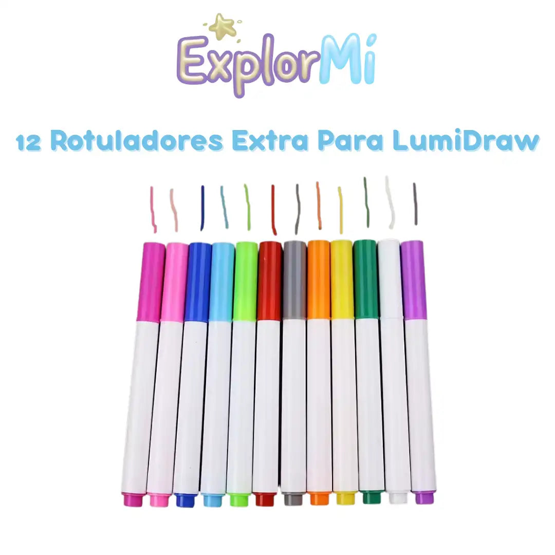12 Rotuladores Para LumiDraw