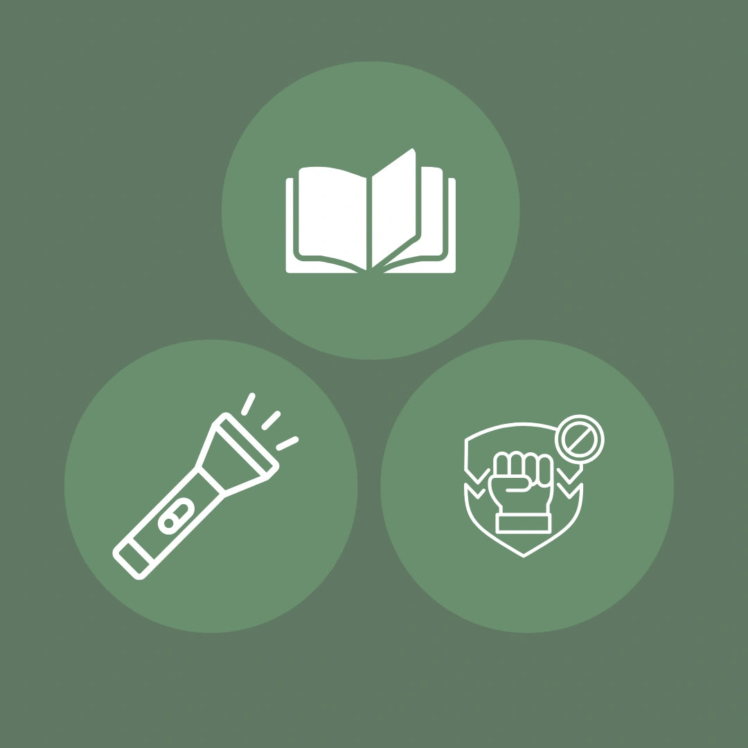 Guía exploración+Luz Led+AntiCaídas