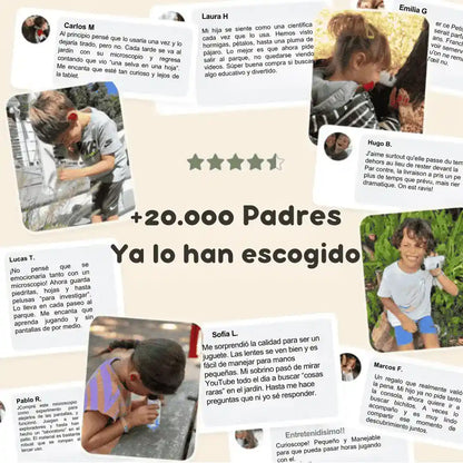 Curioscope: Microscopio Educacional de ExplorMi™