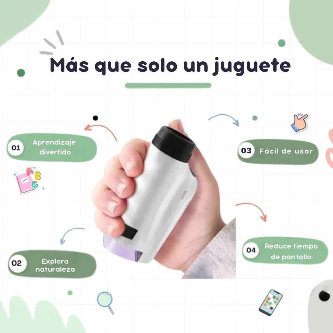 Curioscope: Microscopio Educacional de ExplorMi™