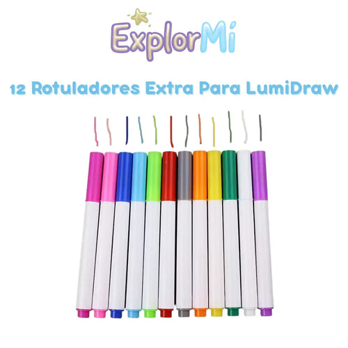 12 Rotuladores Para LumiDraw